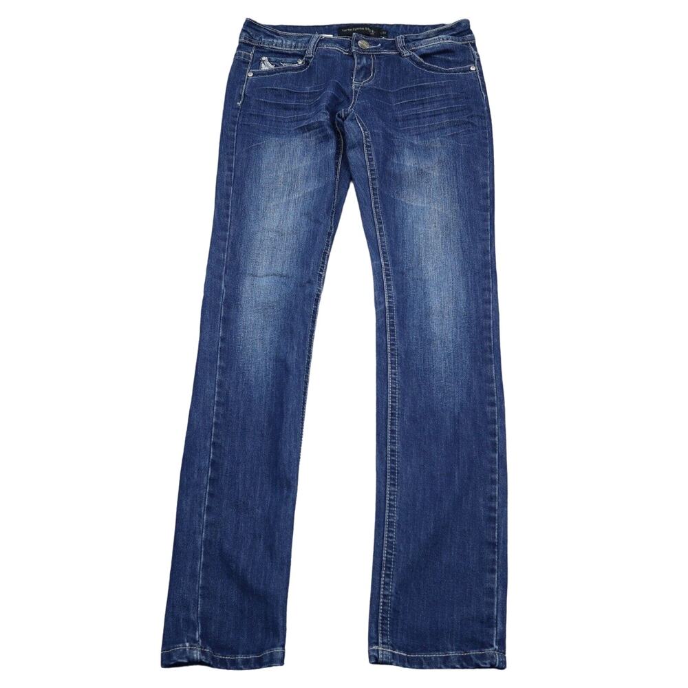 Rue 21 Jeans Womens 2 Blue 5 Pocket Design Low Rise Skinny Pants Bottoms